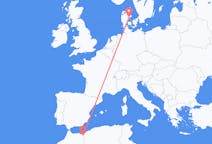 Flights from Oujda in Morocco to Aarhus in Denmark