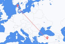 Flyreiser fra Kayseri, til Aalborg