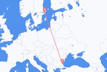 Flyrejser fra Burgas, Bulgarien til Stockholm, Sverige