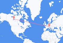 Flyrejser fra Yellowknife, Canada til Innsbruck, Østrig