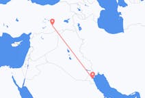Loty z Kuwejt, Kuwejt do Diyarbakiru, Turcja