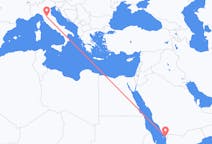 Flights from Jizan, Saudi Arabia to Florence, Italy