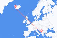 Loty z Tirana, Albania do Reykjaviku, Islandia