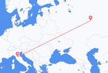 Flyg från Kazan, Ryssland till Florens, Italien