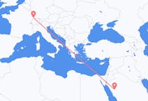 Flights from Al-`Ula to Basel