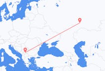 Flyreiser fra Priština, Kosovo til Samara, Russland