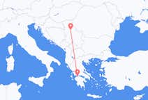 Vluchten van Patras, Griekenland naar Belgrado, Servië