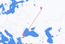 Fly fra Istanbul til Nizjnij Novgorod