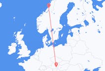 Flights from Namsos, Norway to Graz, Austria