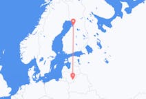 Flyreiser fra Uleåborg, til Vilnius