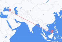 出发地 马来西亚出发地 亚庇目的地 土耳其特拉布宗的航班