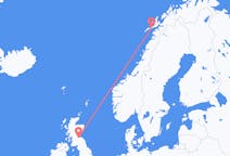 Flights from Svolvær, Norway to Edinburgh, the United Kingdom