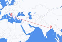 Flyreiser fra Kolkata, India til Bari, Italia