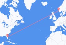 Loty z Orlando, Stany Zjednoczone do Haugesund, Norwegia
