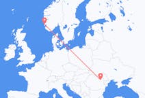 Flights from Haugesund, Norway to Bacău, Romania