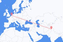 Flyrejser fra Srinagar, Indien til Rotterdam, Holland