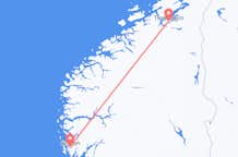 Flights from Bergen to Trondheim