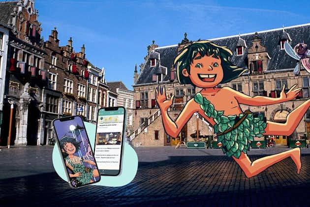 Jogo de fuga infantil na cidade de Nijmegen, Peter Pan