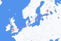 Flyreiser fra Villmanstrand, Finland til Cardiff, Wales