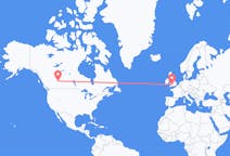 Flyg från Edmonton, Kanada till Bristol, England