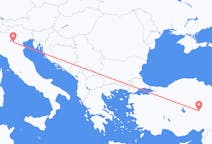 Loty z Kayseri, Turcja do Werony, Włochy