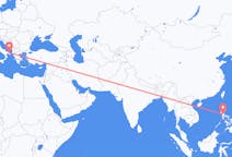 Flyreiser fra Manila, til Brindisi