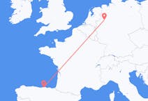Vluchten van Santander, Spanje naar Münster, Duitsland