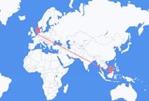 Flyreiser fra Long Lellang, Malaysia til Amsterdam, Nederland