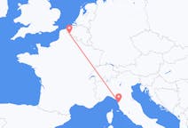 Flyrejser fra Pisa til Lille