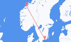 Vluchten van Kristiansund naar Ronneby