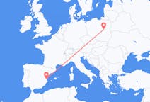 Flyreiser fra Valencia, Spania til Warszawa, Polen