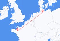 Flyg från Rennes, Frankrike till Hamburg, Tyskland