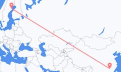 Flüge von Jian, China nach Skellefteō, Schweden