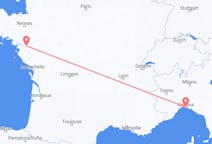 Flyreiser fra Nantes, Frankrike til Genova, Italia