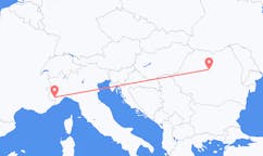 Vluchten van Cuneo naar Târgu Mureș