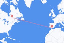 Flights from Chibougamau, Canada to Málaga, Spain