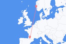 Flights from Lourdes, France to Haugesund, Norway