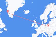 Flyreiser fra Lodz, Polen til Nuuk, Grønland