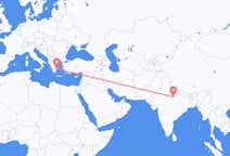 Flyg från Kanpur, Indien till Aten, Indien