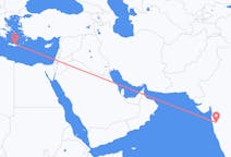 Flyreiser fra Pune, India til Iraklio, Hellas