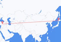 Flyreiser fra Sapporo, Japan til Malatya, Tyrkia