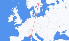 Flights from Calvi, Haute-Corse, France to Örebro, Sweden