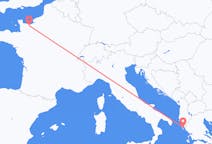 Flüge von Caen, Frankreich nach Korfu, Griechenland