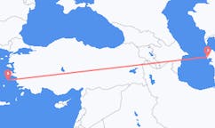 เที่ยวบิน จาก Türkmenbaşy, เติร์กเมนิสถาน ไปยัง อีคารีอา, กรีซ