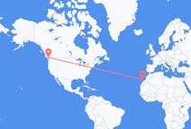 Flights from Nanaimo, Canada to Lanzarote, Spain
