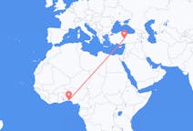 Flyrejser fra Lagos, Nigeria til Kayseri, Tyrkiet