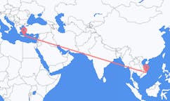 Flug frá Nha Trang, Víetnam til Sitia, Grikklandi