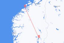 Flights from Kristiansund to Oslo