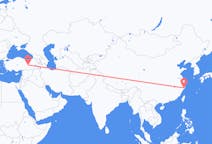 Flyg från Taizhou, Jiangsu, Kina till Elazig, Turkiet