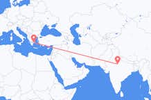 Flyreiser fra Gwalior, India til Athen, Hellas